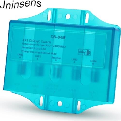 4x1 W Premium DiSEqC 1.0 Model Satellite lnb Multi-Switch FTA Dish LNBS Switch DS-04C For Satellite Receiver