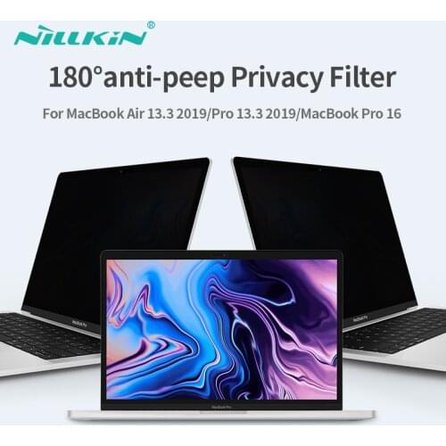 NILLKIN Privacy Filter For Macbook Air 13.3 inch Pro 13.3 2019 180°Anti-peeping Anti-glare Magnetic Screen Protector