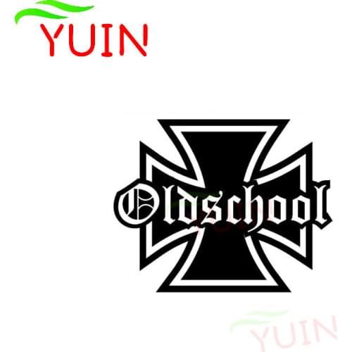 Car Sticker Motorcycle Decals Old School Personality Stickers Creative PVC Decorative Accessories Waterproof Stickers 14*11cm