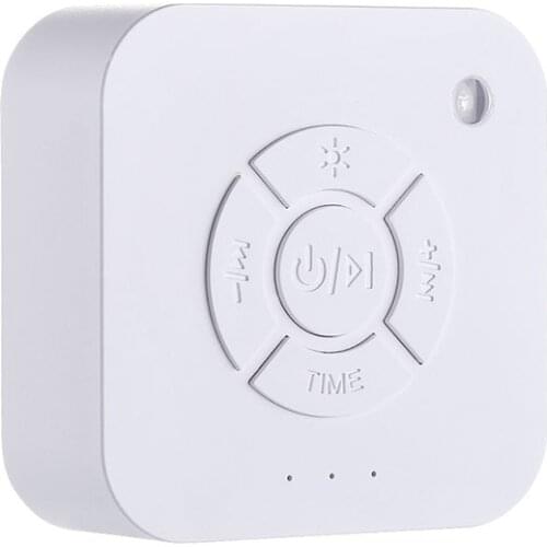 White Noise Machine USB Rechargeable Timed Shutdown Sleep Sound Machine Sleeping Relax For Baby Adult Travel White Noise Box