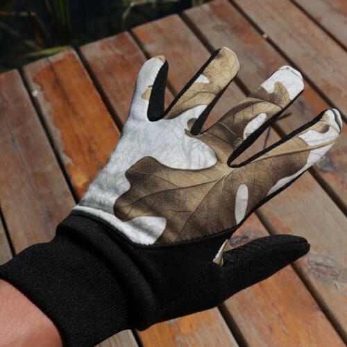 Outdoor Anti-Slip Touch Screen Bionic Camouflage Tactical Gloves Autumn Winter Warm Fleece Gloves Hunting accessories