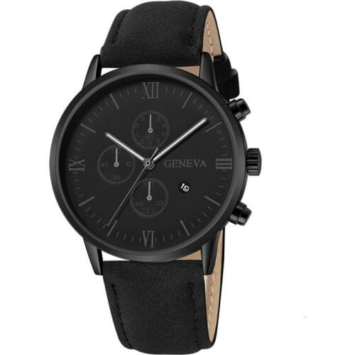 Men Watches Casual Sport Date Quartz Wrist Watch Ladies Leather Band Roman Numer Relogio Feminino With Calendar reloj mujer