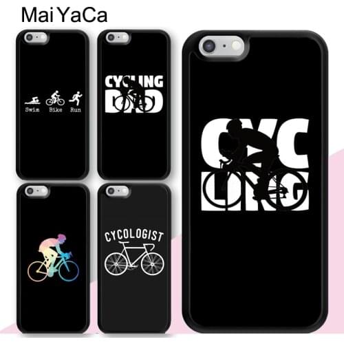 MaiYaCa Mountain Bike Cyclist Cycling Case For iPhone 12 mini 11 Pro Max X XR XS MAX SE 2020 6S 7 8 Plus 5S Back Cover Fundas