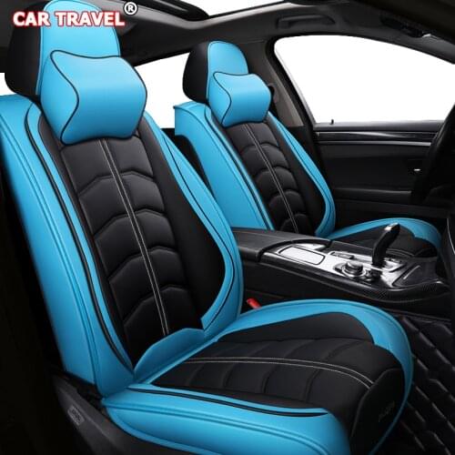 Front Rear Luxury Leather car seat cover For ford transit opel grandland x byd f3 lada xray land rover freelander 2 car seats