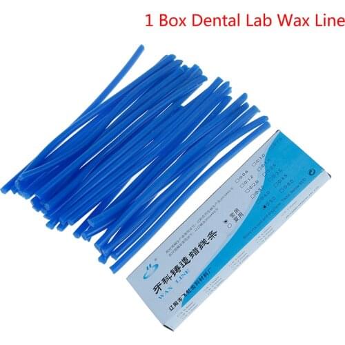JETTING 1 Box Dental Lab Wax Line Sprue Wax Lines Dental Laboratory 6 Sizes For Choose 1/2/2.5/3/4/5mm