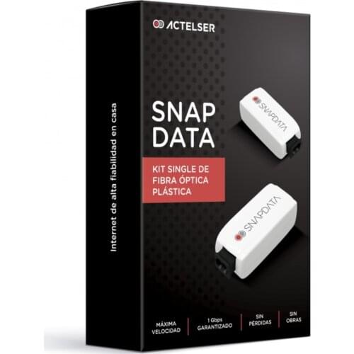 ACTELSER Kit Single Snap Data fiber optic plastic