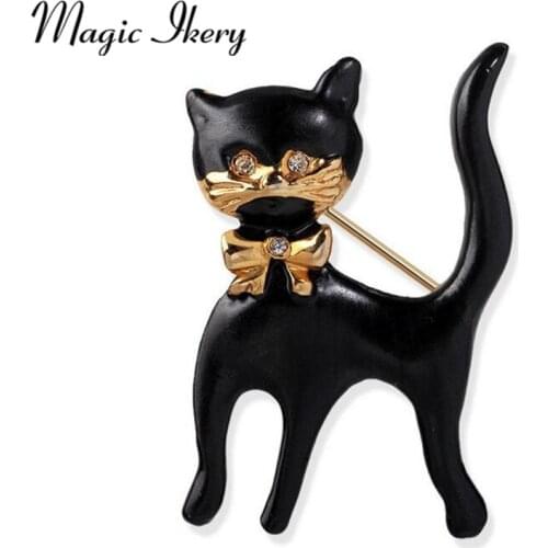 Magic Ikery Brooches With Cats For Clothes