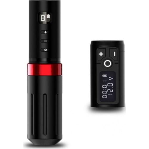 Wireless Tattoo Machine Pen kit Powerful Brushless Motor 1950mah Battery Pack Portable Professional Tattoo Equipment