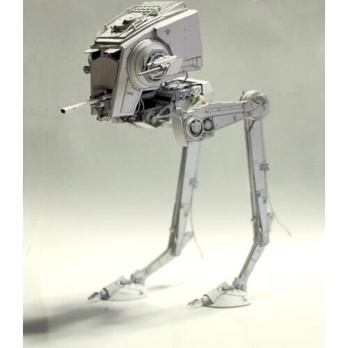 All Terrain Scout Transport AT-ST DIY Handcraft PAPER MODEL KIT Handmade Toy Puzzles