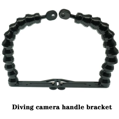 Nitescuba Diving Loc Line Snake Flex Arm Handle Tray For Rx100 Tg5 Tg6 Gopro Camera Housing Handheld Stand Photograph Stabilizer
