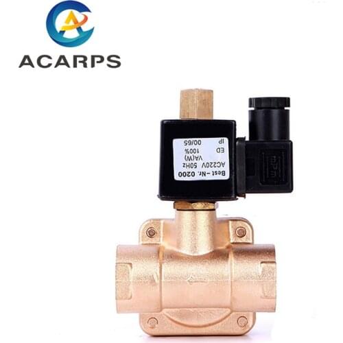 3/4" Pilot Operated High Pressure Normally Open Brass Solenoid Valve 220V Pilot Operated Solenoid Valve