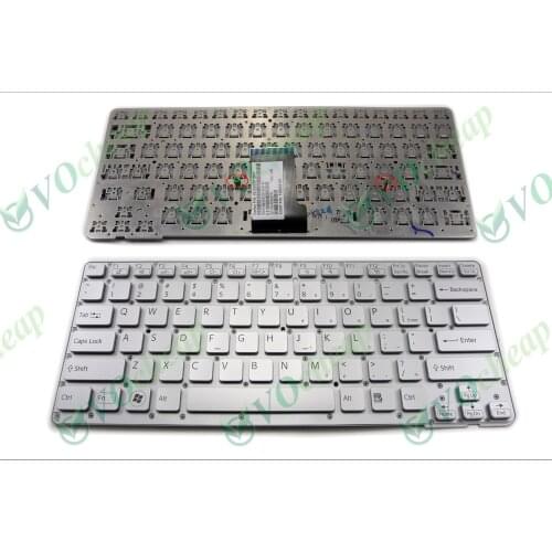 New Laptop keyboard for Sony VPC-CA VPCCA VPC CA (Without Frame) Silver US version - 148954161, 55010S002U2-035-G, 9Z.N6BBF.B01