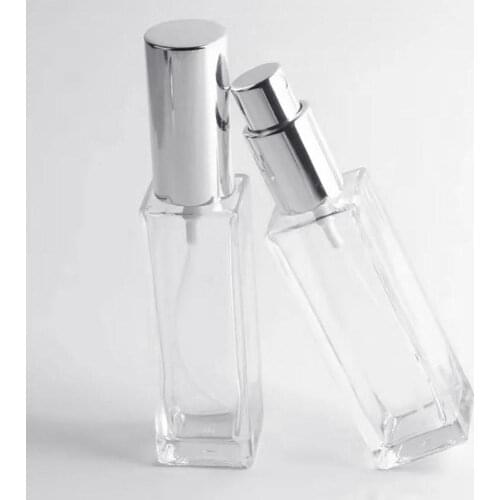 New 30/50ml Portable Clear Glass Refillable Perfume Atomizer Empty Spray Bottle for Empty Cosmetic Container