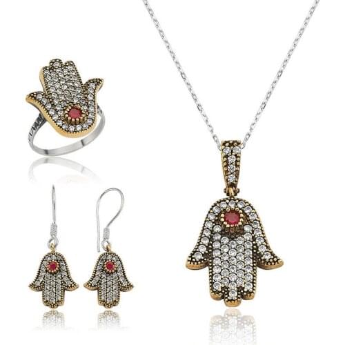 Silverlina Silver Fatma Master Hand Women 'S Set