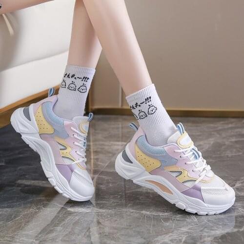 YSHUNIJ Spring and autumn shoes 2021 new summer low breathable leisure students shoes online celebrity fashion shoes H03