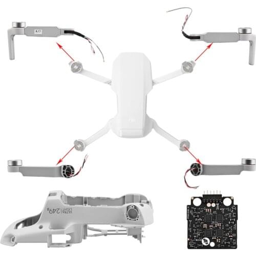Replacement Repair Parts Left Right Back Front Arm Body Cover Middle Frame ESC Board for DJI MAVIC Mini 2 Drone Repair Parts