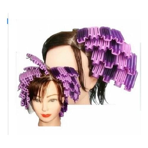 45pcs Hair Clip Hairdressing Styling Wave Perm Rod Corn Curler Maker DIY Tool For Womens Beauty