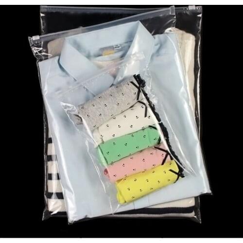 1pc Swimming Bags Transparent Storage Bag Zipper Lock Waterproof Clothing Underwear Sorting Bag Sports Travel Storage Shoes Bag