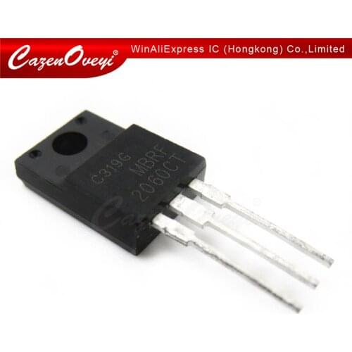 10pcs/lot MBRF2060CT MBRF2060 MBR2060 MBRF20200CT MBRF20200 20200CT TO-220F In Stock