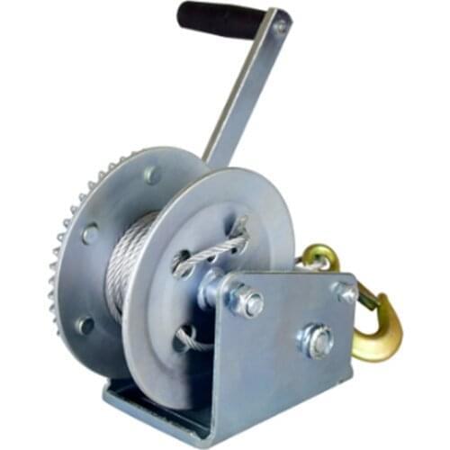 1400lbs-1600lbx8/15M Boat truck auto hand self-locking manual winch hand tool