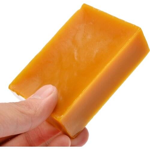 80g Pure Natural Yellow Beeswax Bee Wax Organic Pellets Beewax for DIY Soap Candles Cosmetics Making Furniture Polishing Tools