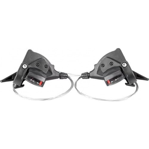 80%HOT 2Pcs Mountain Bike Right Left Derailleur Speed Shift LeverS1 Shifter Bicycle Parts