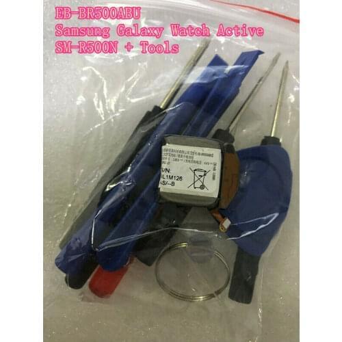 2pcs New original EB-BR500ABU Battery for Samsung Galaxy Watch Active SM-R500 Replacement Batteries