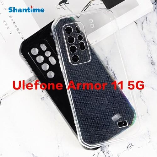 For Ulefone Armor 11 5G Case Ultra Thin Clear Soft TPU Case Cover For Ulefone Armor 11T Couqe Funda