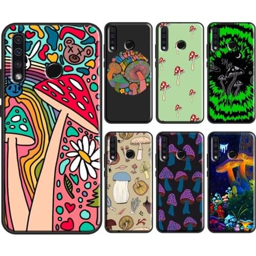 Magic Mushrooms Case For Huawei Honor 10 Lite 10X 9X 8X 7X 10i 4C 7C 6C 20 Pro 7A 8A 9A 8S 9S Cover
