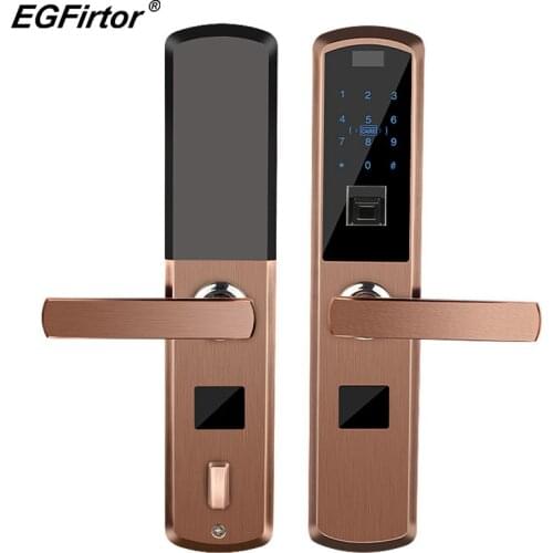 Digital Smart Fingerprint Lock Electronic Door Lock For Home Security Anti-theft Intelligent Lock Combination Password Rfid Card