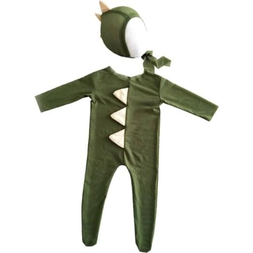 Baby Clothes Newborn Photography Props Girls Boys Hats Romper Set Photo Shooting Q1FE