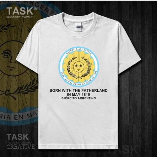 Army Argentina Argentine AR Military mens t shirt new Tops Short sleeve clothes country Tactical sweatshirt summer Fashion 01