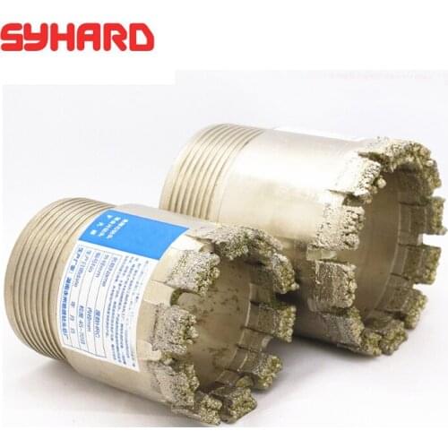Electroplate Diamond Coring Bit Single Tube Drill Bit For Water Well