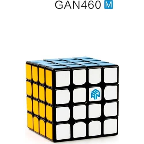 GAN 460 M Magnetic Cube 4x4 Magic Speed Cubes 4x4x4 Gan 460M speed Gan460M Cubo Magico 4 by 4 Professional Puzzle Childrens Toy