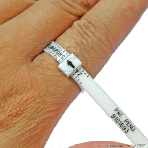 Hot Sale Soft Multisizer Ring Sizing Tool Gauge Each Sizes A-Z In UK Measurements Ring Sizer