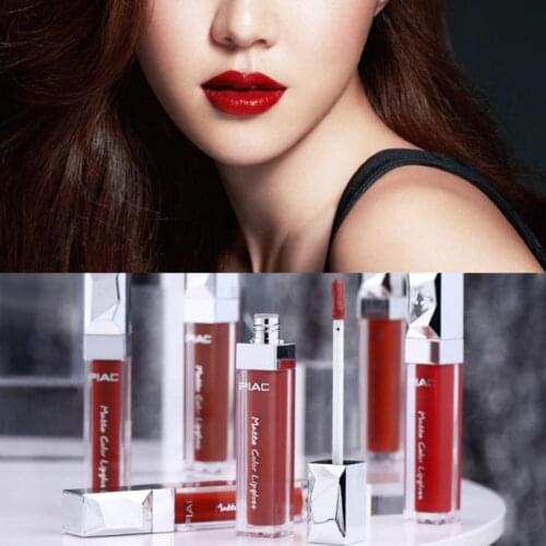 1pc 3D Diamond Lip Glaze Matte Velvet No Fade Long-lasting Lipstick Air Light Moisturizing Portable Lips Cosmetic Lip Gloss