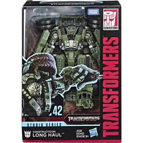 Hasbro 16CM Transformers Toys Studio Series 42 Voyager Class Revenge of The Fallen Movie Constructicon Long Haul Action Figure