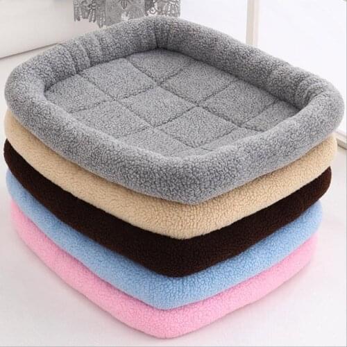 Pet Dog Mat Winter Thicken Warm Cat Dog Blanket Towel Cushion Pet Nest Insulation Soft Kennel Mat Small And Medium-Sized