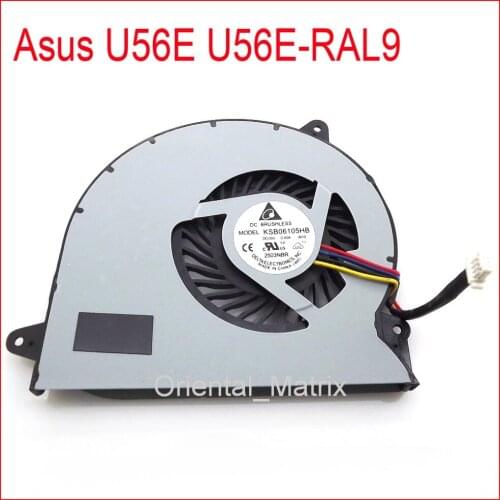 KSB06105HB-AJ10 DC05V 0.40A For ASUS U56E U56E-RAL9 Computer Cooling Fan
