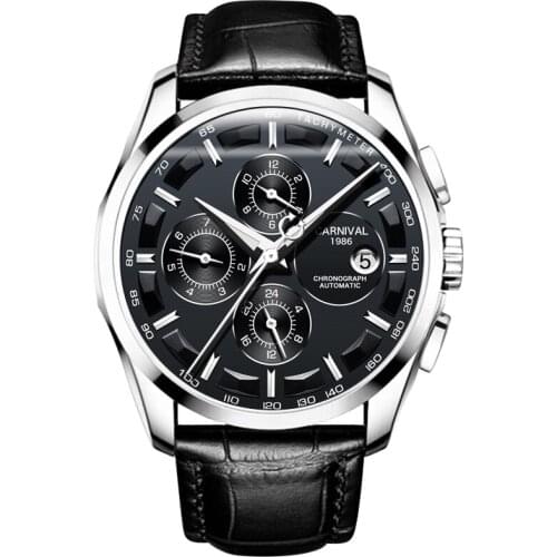 Mans Machinery Watch Fully Automatic Fashion Multifunctional Hollow-out Mens Watch