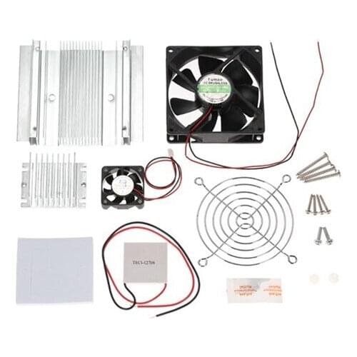Thermoelectric Refrigeration Cooling System Kit Semiconductor Cooler Conduction Module Radiator Cooling Fan TEC1-12706