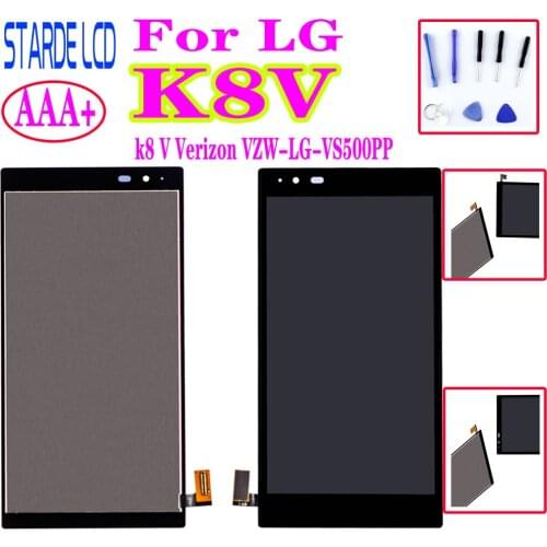 LCD Display For LG K8V Verizon Touch Screen Digitizer Assembly No Dead Pixel with Free tools for LG K8 V VS500PP M1V RS500