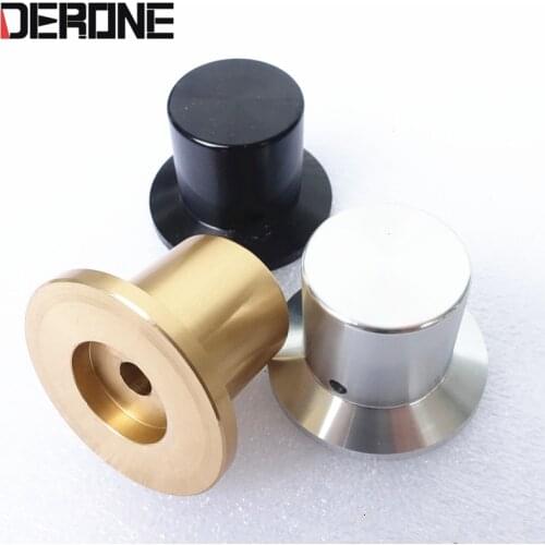 1 piece 38mm knob for amplifier aluminum knob audio potentiometer Screw fixing