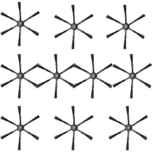 10PCS 6-Foot Side Brush Universal for Xiaomi Roborock and Mijia, 1/2/1S Gen rockrobo s5 s6 max pure maxv Mi Robot Kits Sweeper