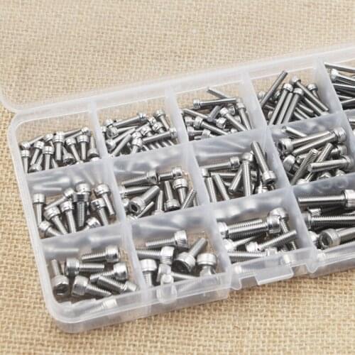 304 Stainless Steel Cup Head Screw Bolt M3 M4 M5 Hex Socket Screws 1packing