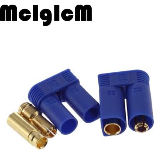 4pair Male Female EC3 3mm EC5 Type Battery Connector Gold Battery Connector Bullet Plug PTCT Battery Terminal Connector