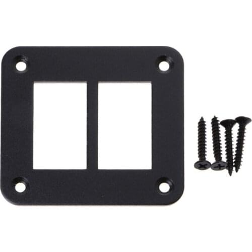 Aluminum Rocker Switch Panel 2/3/4/6 Way Housing Holder For Car Boat Auto Parts T3ED