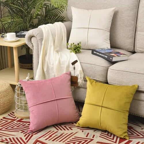 Velvet housse de coussin home cojines decorativos 45x45cm Nordic pillow cases