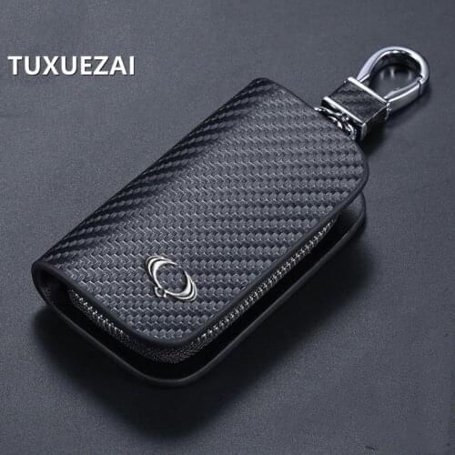 Car key cover For Ssangyong Rexton Korando Actyon New Chairman Hyoyu Toling Road Di Tivira zipper bag mini waist trailer Key