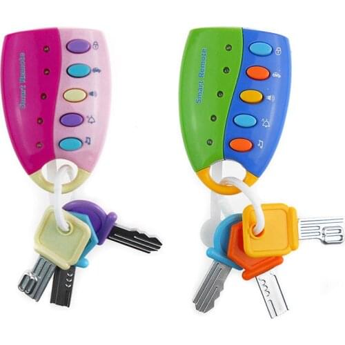 Baby Toy Musical Car Key Vocal Smart Remote Car Voices Pretend Play Educational Toys for Children Baby Music Toys